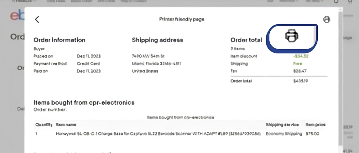 Guarda como PDF Ebay