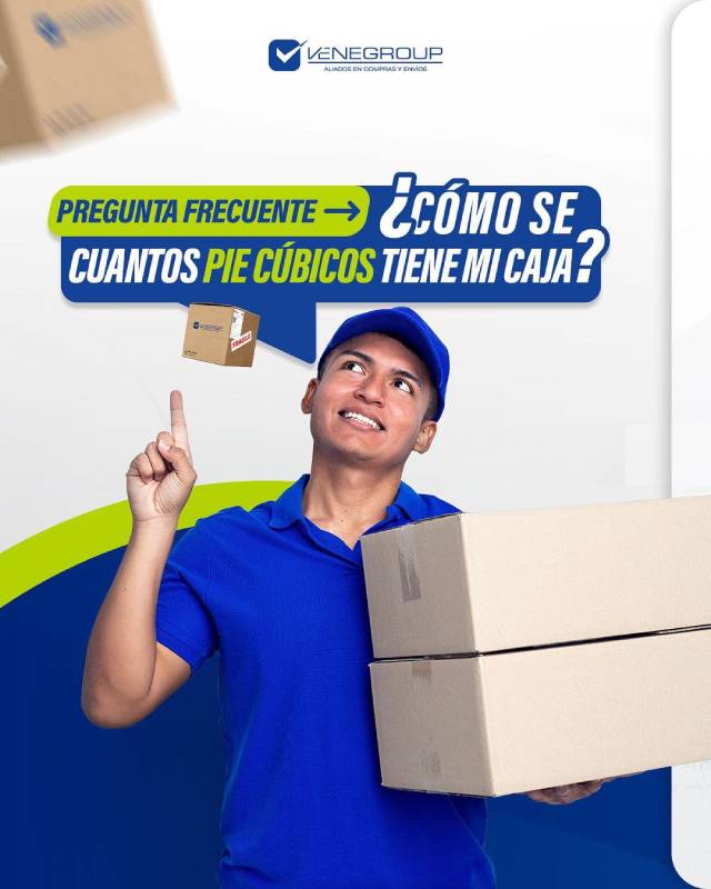 ¿Cómo se cuantos pie cúbicos tiene mi caja?