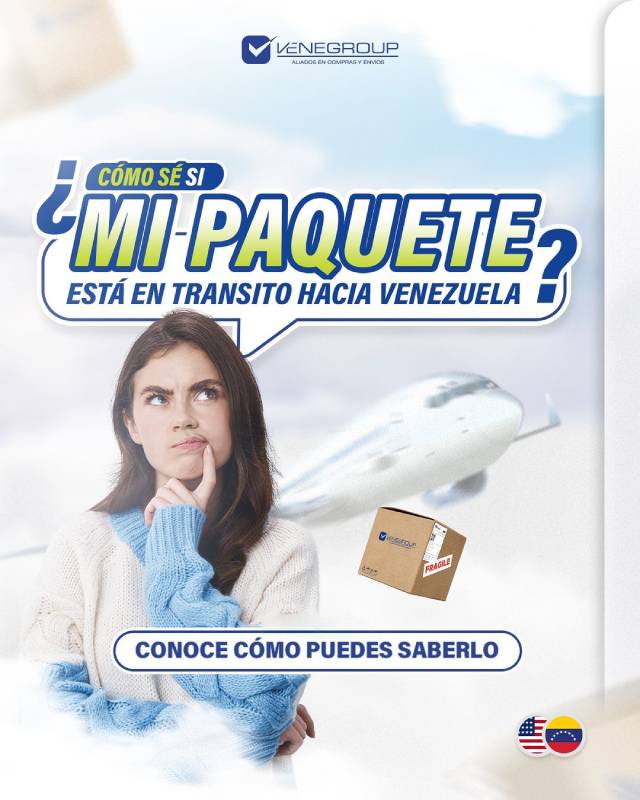 ¿Como se si mi paquete esta en transito a Venezuela?