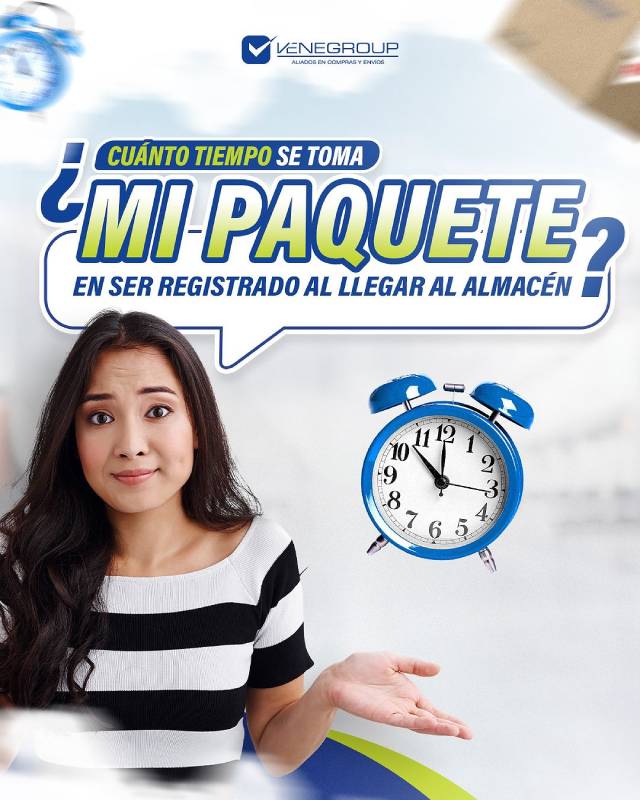 ¿Cuánto tiempo se tarda mi paquete en ser registrado al llegar al  almacén?