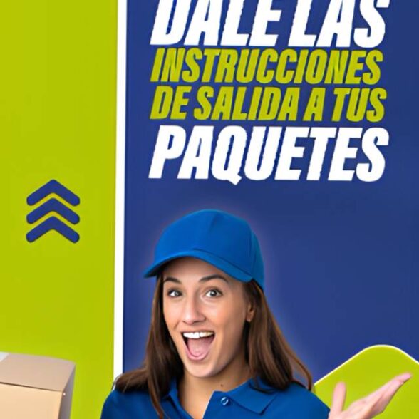 Dale las instrucciones de salida a tus paquetes