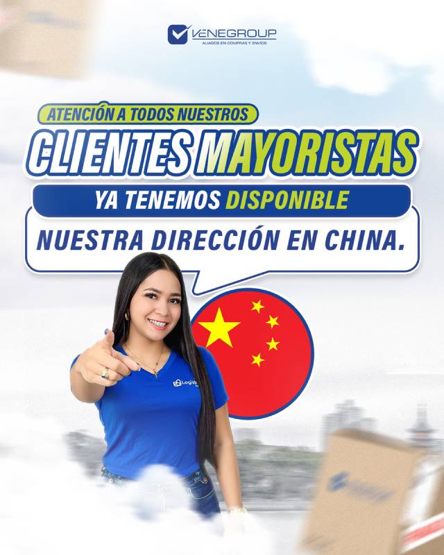 ¿Cual es al dirección del almacén de Venegroup en China?